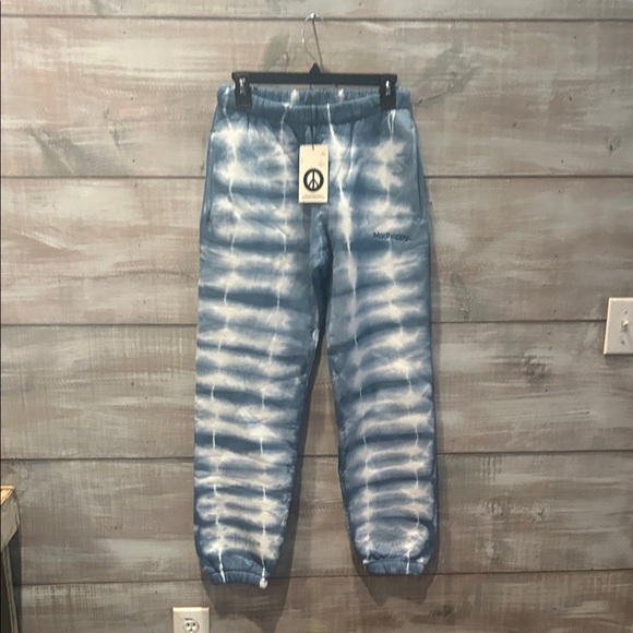 NWT Madhappy Women´s Blue and White Joggers-tracksuits...